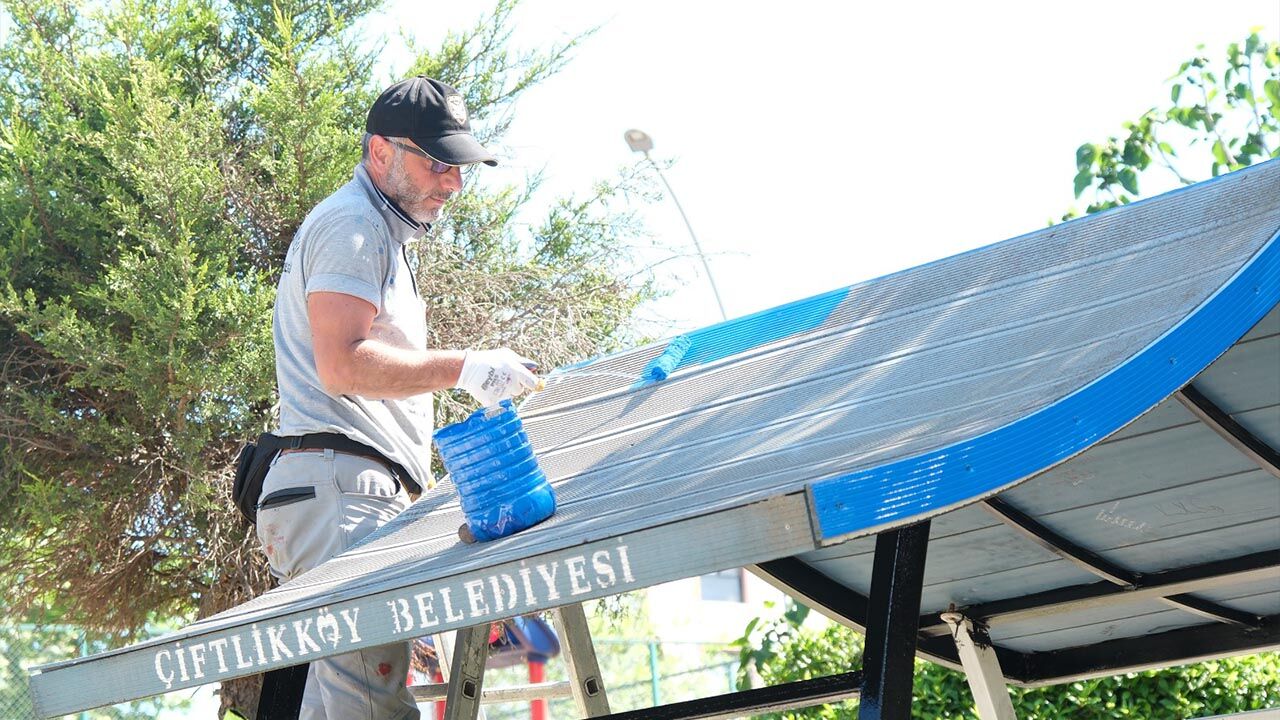 Yalova Ciftlikkoy Belediye Kent Mobilya Park Bakim Calisma Tamir (2)
