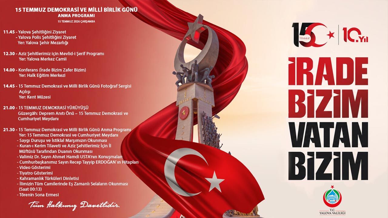 Yalova’da 15 Temmuz Programı Açıklandı (2)