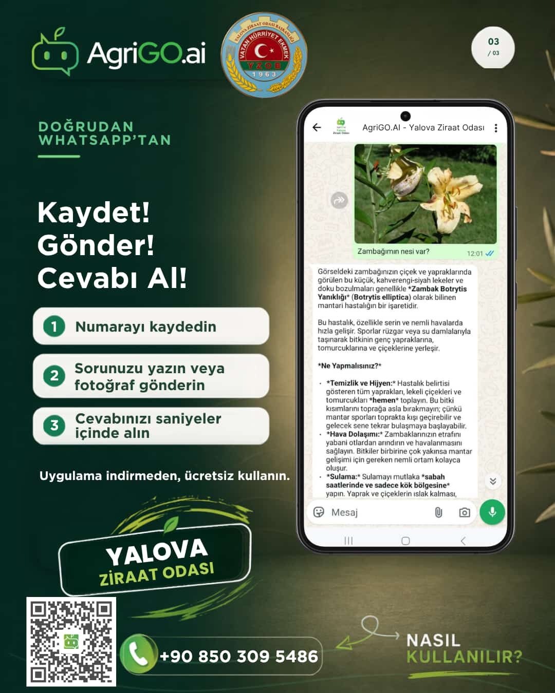 Yalova Ziraat Odasi Baskan Tarimsal Yapay Zeka Asistan Tabit Agrigo Ciftciler (1)