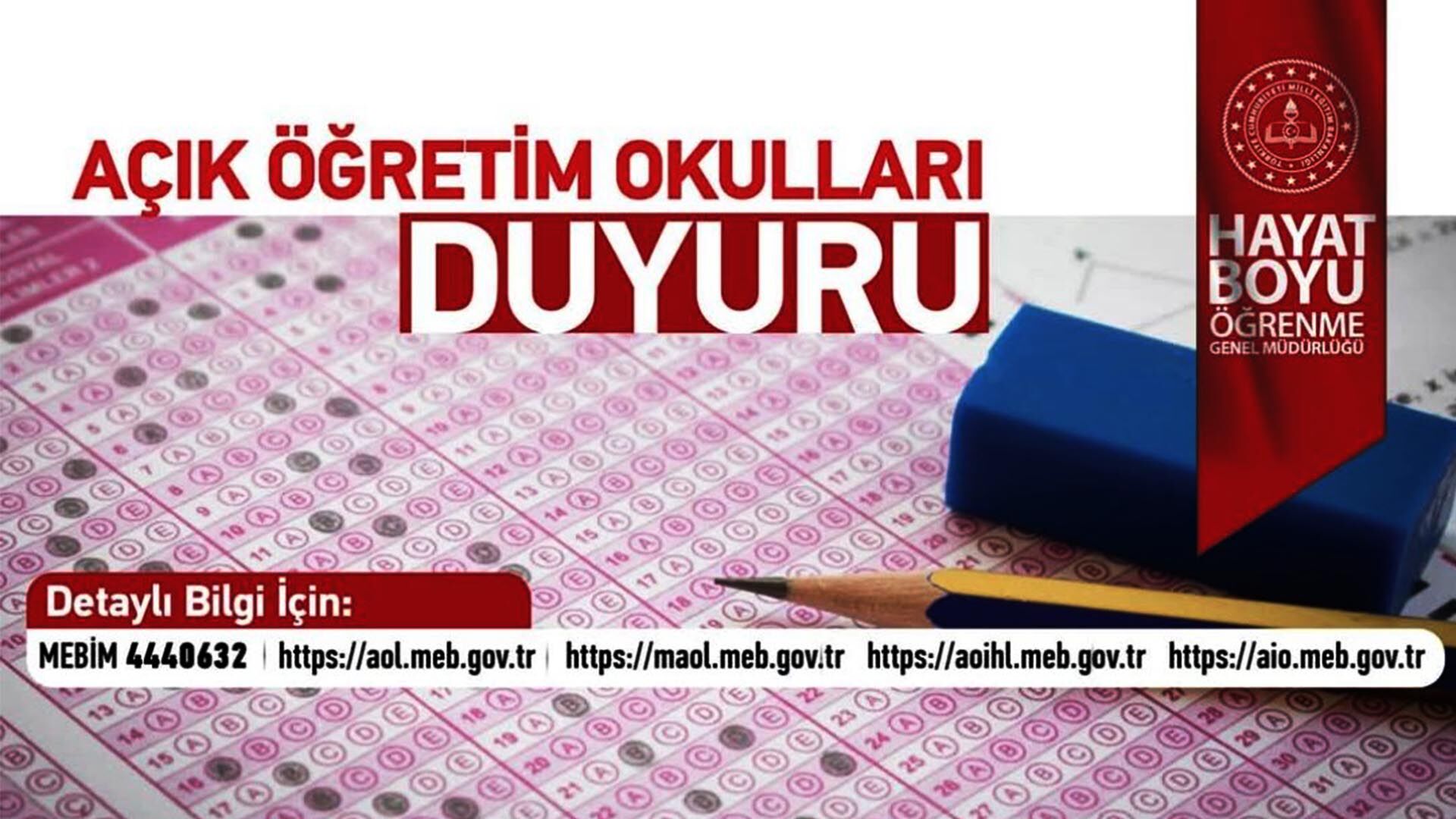 Açık Öğretim Okullarında Kayıt Süreci Başladı