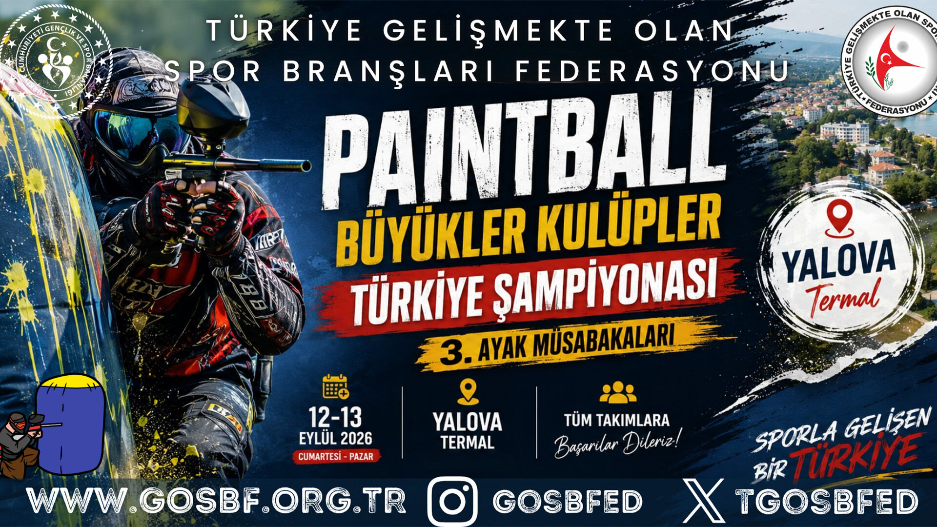 Termal, Paintball Büyükler Kulüpler Türkiye Şampiyonası’na Ev Sahipliği Yapıyor