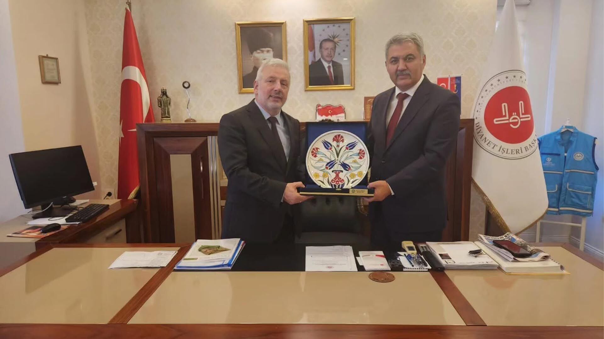 Yalova’da Protokolden İl Müftüsü Yılmaztürk’e Veda Ziyaretleri