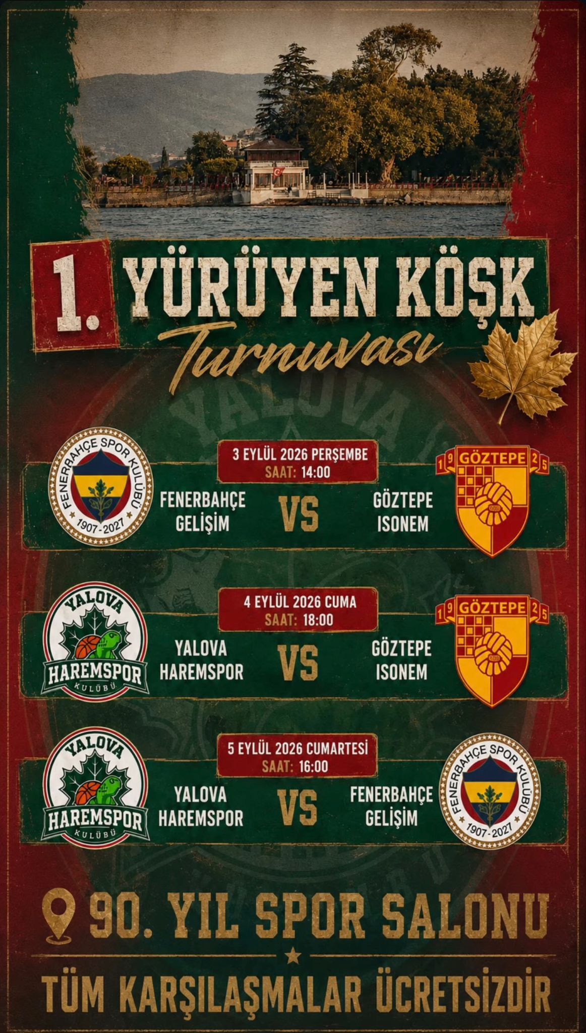 Yalova Haremspor, 1. Yürüyen Köşk Turnuvası Düzenliyor (5)