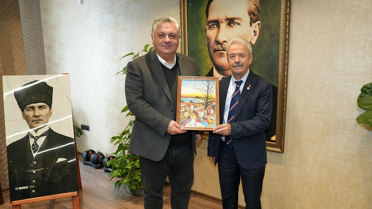 Başkan Gürel, Zi̇yaretçi̇leri̇ni̇ Kabul Etti̇ (5)
