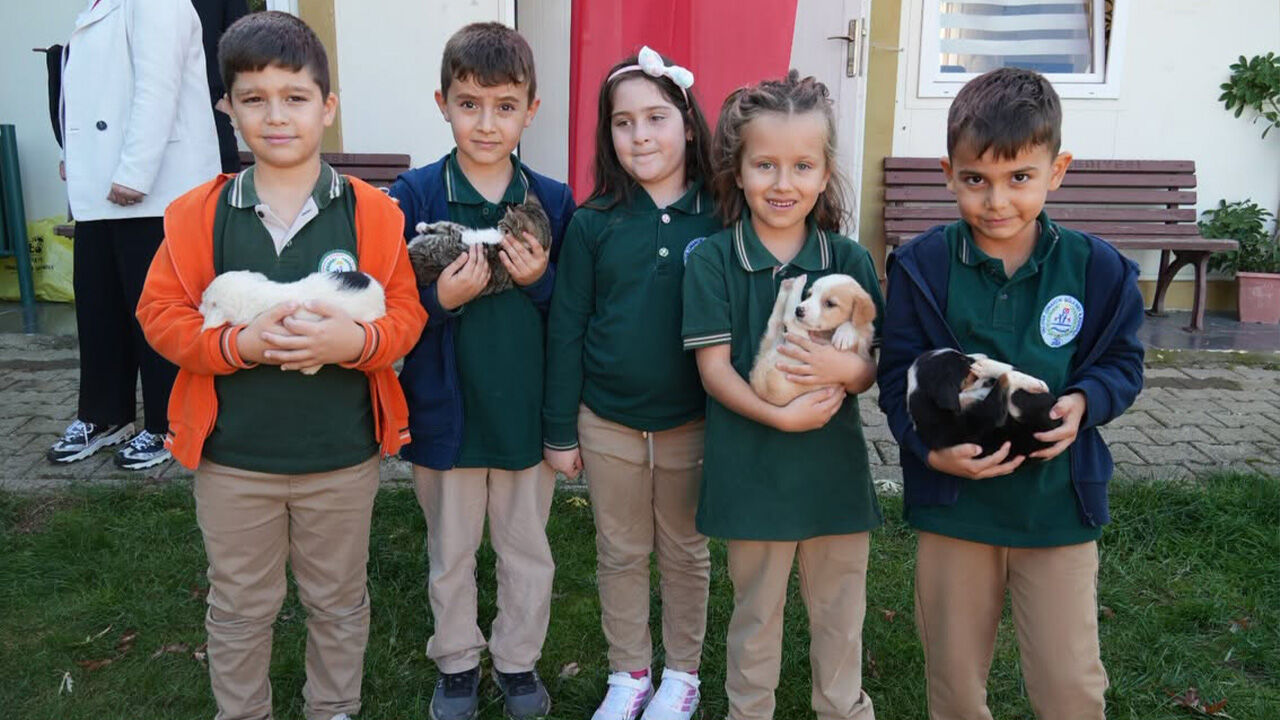 Minik Kalpler Çınarcık’taki Can Dostlarla Buluştu
