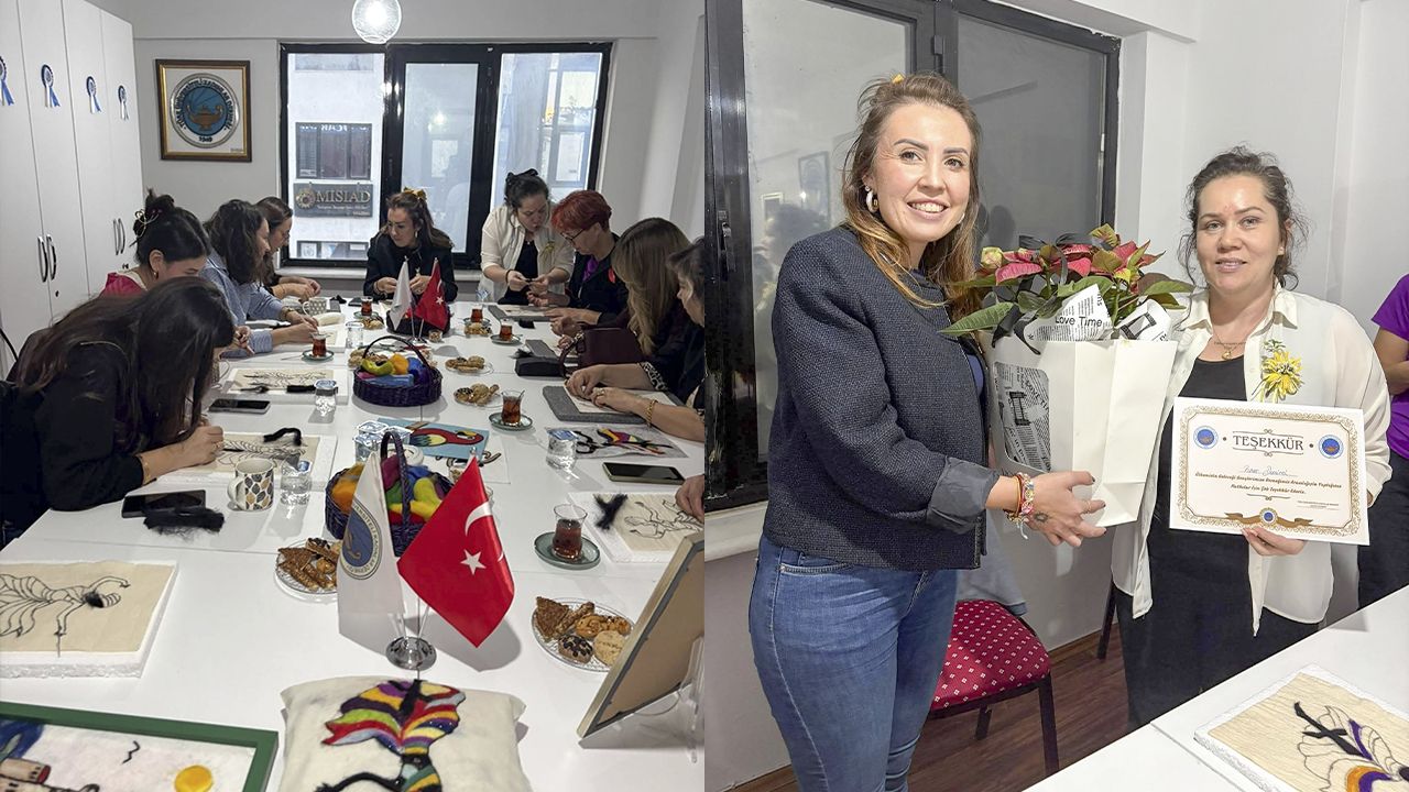 Üniversiteli Kadınlardan Ilk Keçe Workshopu (5)