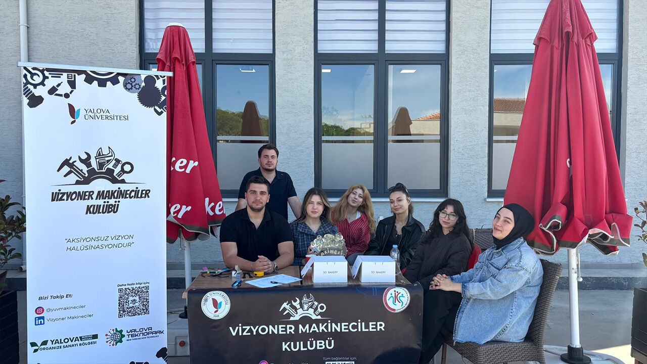 Yalova Üniversitesi Vizyoner Makineciler Kulübü Standını Açtı (2)