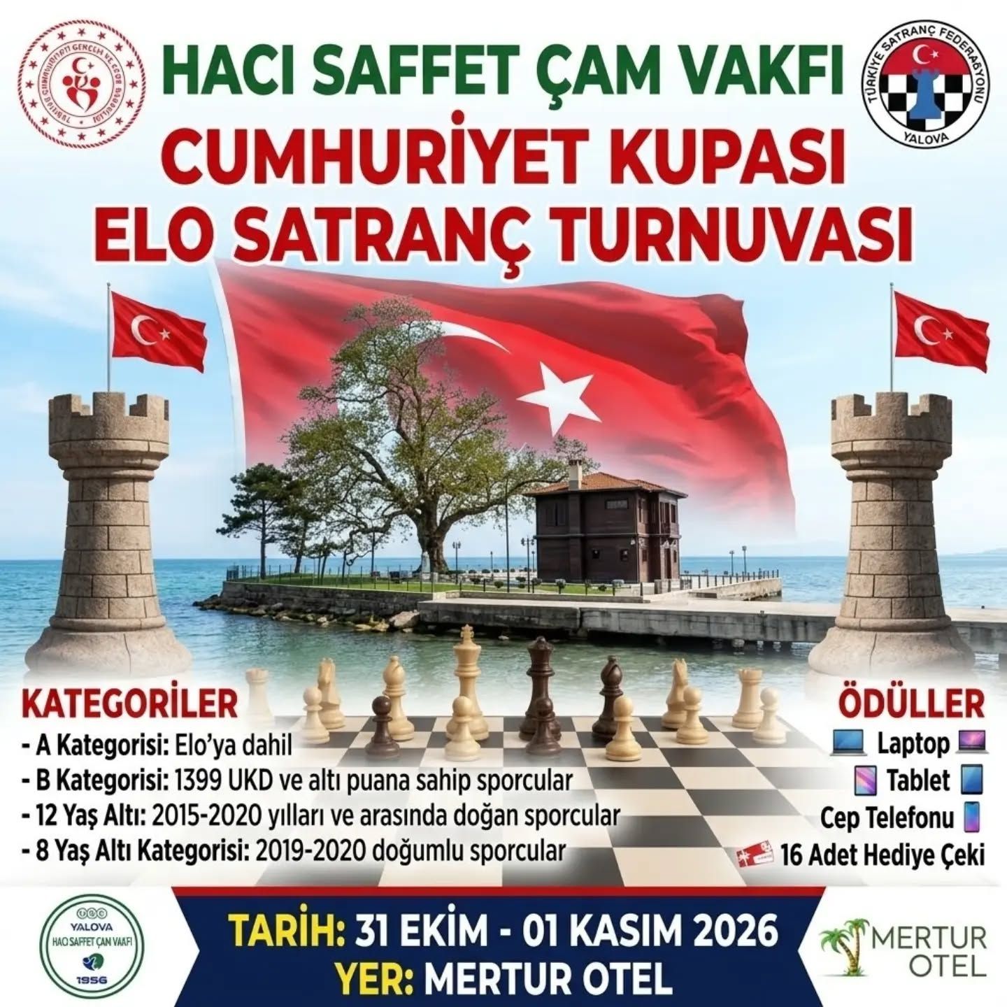 Bol Ödüllü Satranç Turnuvaları Yalova'yı Bekliyor (3)