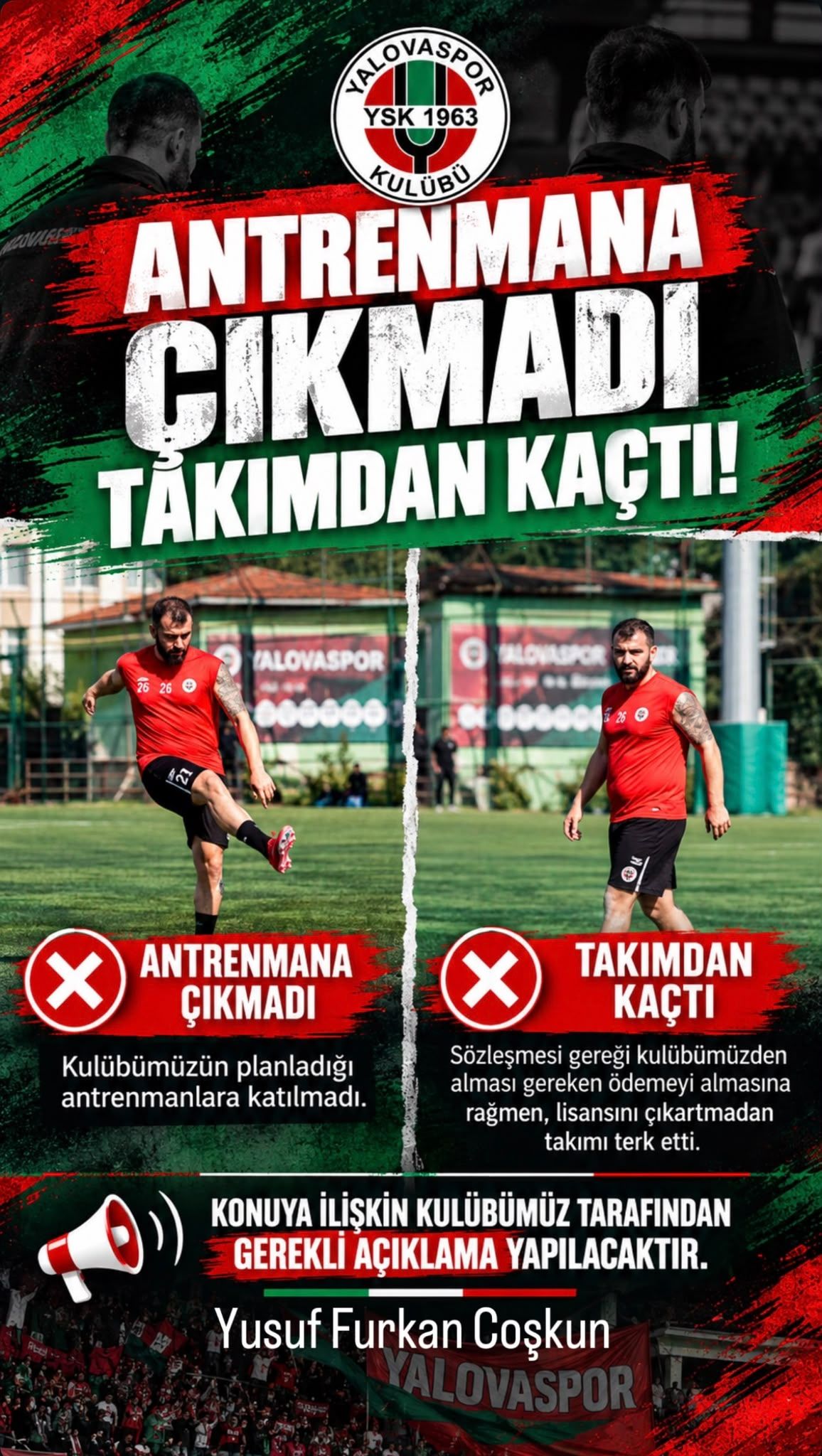 Yalovaspor, Yenişehir Maçı Hazırlıklarına Başladı (1)
